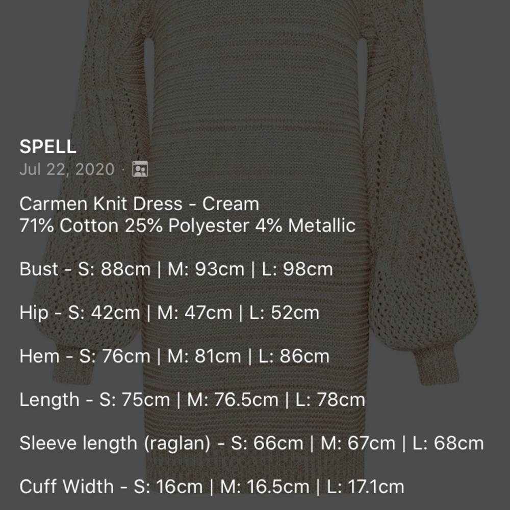 Spell Carmen Knit Dress - Picture 16 of 16